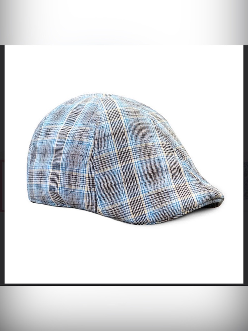 Back Deck Plaid Boston Scally Cap New